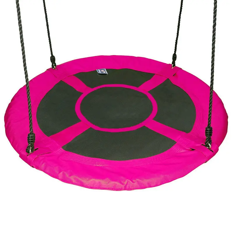 40 "Pires Voadores Swing para Kid - 100cm Disco Gigante Ninho Web Rope Pendurado Árvore Swing Assento Set Outdoor Móveis 335g