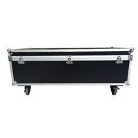 Valise de voyage personnalisée à roulettes, grand équipement en aluminium, long avec mousse, 1 pièce