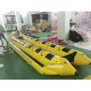 Barco inflável da banana do mar do esporte da água preço da fábrica venda imperdível