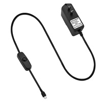 Yüksek kalite 5V 2.5A Ac adaptör 100-240v 50-60hz ahududu Pi için 3 güç kaynağı adaptörü ile açma/kapama