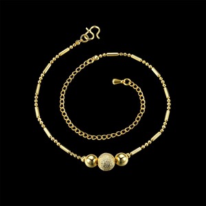 2017 सुंदर सोने पायल डिजाइन सोने पायल नई डिजाइन पायल महिलाओं के लिए - Product Image 3
