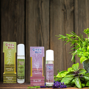 Huile essentielle naturelle composée pour soulager les muscles, effet rafraîchissant, roll-on avec menthe poivrée, camomille et lavande - Product Image 3