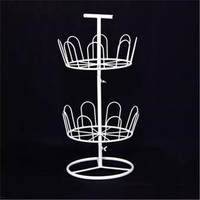Organisateur de chaussures rond à 3 niveaux, support de rangement pour chaussures