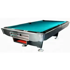 4.5*9 Solid Wood + Slate Marble Playfield Luxury Billiard 9Ball Pool Table