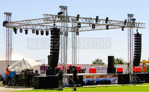 Structure en aluminium pour <span class=keywords><strong>scène</strong></span> <span class=keywords><strong>de</strong></span> DJ, <span class=keywords><strong>scène</strong></span> d'événement, utilisée en extérieur - Product Image 2