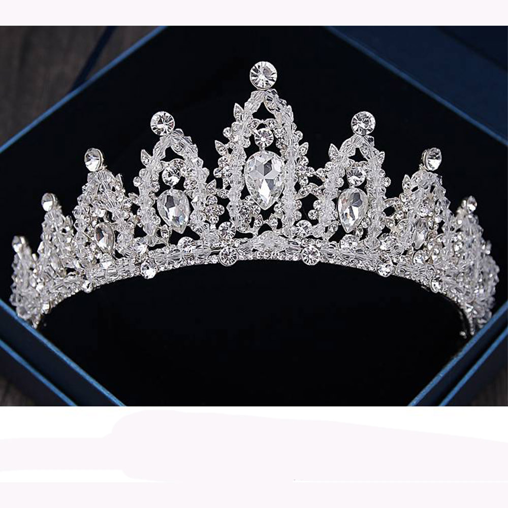 Короны для конкурсов Тиара для украшения Свадебные аксессуары для волос ювелирные изделия для свадебной вечеринки корона тиара с жемчугом для женщин с супер q