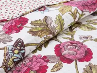 Ensemble de literie simple King Size en Polyester, couvre-lit à fleurs en microfibre, couvre-lit à imprimé matelassé pour toutes les saisons