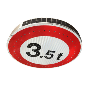 Personalizado led solar Tráfico de aluminio portátil señal de alerta en carretera - Product Image 1