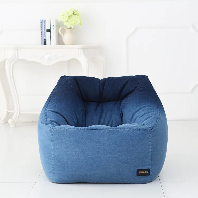 I modelli più venduti popolari personalizzabili i mobili per sacchetti di fagioli possono essere riempiti con schiuma e sedia a sacco in EPS