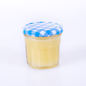 Commercio all'ingrosso vuoto 50ml 100ml 380ml miele cibo vetro marmellata barattolo con coperchi