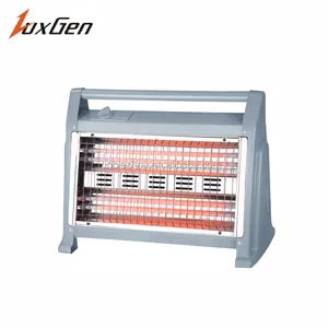 electric quartz portable heater with humidifier and tip-over protection