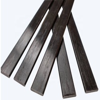 RC Model As Carbonvezel Versterkte Strip Drop Bar Platte Aero Roll Bar Unidirectioneel Pultruded Carbonvezel Platte CFRP Strip