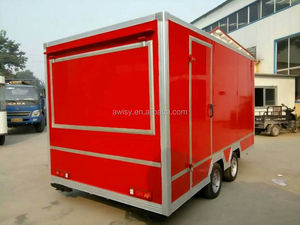 Camion de restauration mobile en aluminium et fibre de verre, <span class=keywords><strong>prix</strong></span> d'usine, neuf, pour café/glace/<span class=keywords><strong>crêpes</strong></span>, avec option bonbons - Product Image 3