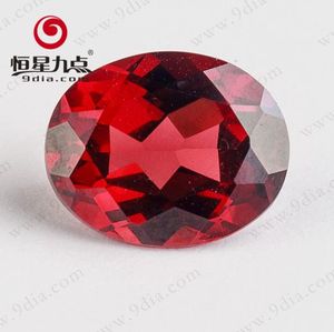 Piedra de Granate <span class=keywords><strong>Rojo</strong></span> Natural de Mozambique, Corte Ovalado de 6*8mm, Alta Calidad, Gema Mineral - Product Image 1
