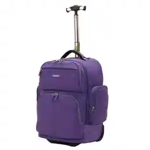 Nuova luce di modo di peso del computer portatile trolley zaino trolley ruota sacchetto di sport con ruote zaino