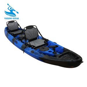 Kayak de pêche double, pliable, pour 3 personnes, produits les plus vendus en 2023, canoë-kayak 5 pièces en HDPE, garantie 3 ans - Product Image 5