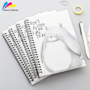 HJD023 printing a4 custom college ruled composition notebook