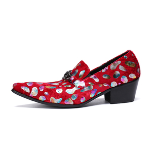 NA169 Mocassins rouges pour hommes en cuir véritable Chaussures <span class=keywords><strong>bateau</strong></span> confortables et respirantes Personnalité Casual Marque de <span class=keywords><strong>luxe</strong></span> Chaussures formelles pour hommes - Product Image 3