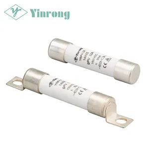 Gpv Solar Fuses Yinrong 15 20 25 32A DC 1500V GPV Breaking Capacity TUV30 1465 Solar PV Fuse For Combiner Box