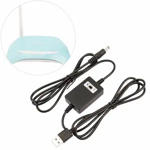 Konverter USB A Male DC5521, Kabel Konverter Dc 5V Ke 9V 12 V Step Up 12 Volt