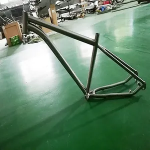 29er full suspension titanium mountainbike frame