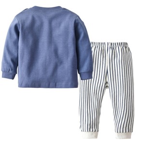 Conjunto de Ropa de Algodón para Bebé al por Mayor, Conjunto de 2 Piezas de Manga Larga y Pantalones, Conjunto de Ropa Cálida con Estampado Lindo para Recién Nacido - Product Image 2