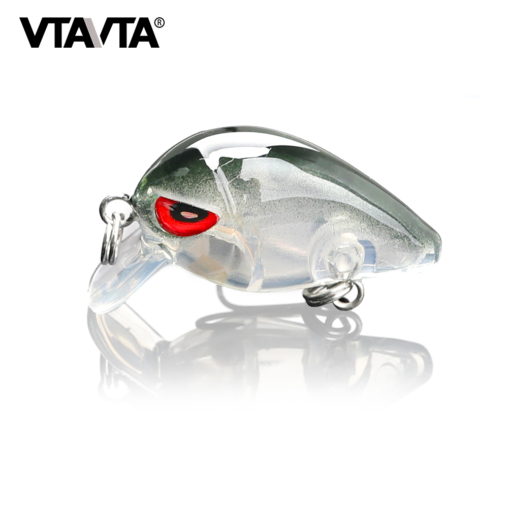VTAVTA мини кренкбейт, рыболовные приманки 2,8 см, 1,6 г, топвотер, жесткая плавающая приманка, воблеры, искусственная приманка, рыболовная снасть, набор приманки