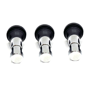 Valve de pneu TR413C chromée avec manchon pour pneus de voiture 4x4, manchon et capuchon en laiton, tige en laiton, caoutchouc EPDM, 100 pièces/sac, 600-700N - Product Image 2