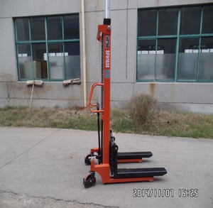 Apilador hidráulico de mano, altura de elevación de 1 tonelada, 2,5 m, 3 m, 4,5 m - Product Image 4