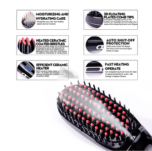 2017 Nouveau desgin Vapeur cheveux peigne Populaire vapeur professionnel défrisage <span class=keywords><strong>beush</strong></span> LCD - Product Image 3