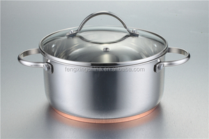 8 unids utensilios de cocina de acero inoxidable con fondo de cobre cazuela cacerola - Product Image 2