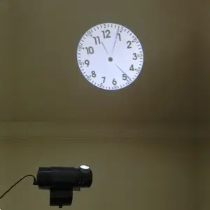 Reloj de pared con proyección de luz LED, creativo e innovador, decorativo