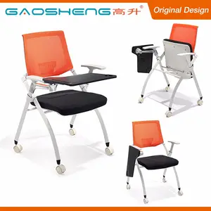 Classroom Chairs School Project Classroom Furniture Mesh Chairs With Writing Board Modern Dining Room Chairs College High School Folding 3 Years