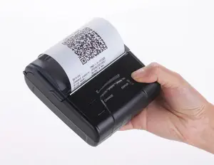 Android IOS portable handheld mobile phone mini thermal ticket printer 80 mm