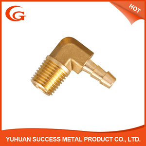 Phụ kiện đồng thau LPG khí Propane không khí khớp nối ống lắp kết nối 90 độ Brass khuỷu tay 1/4 ''Flare chủ đề - Product Image 2