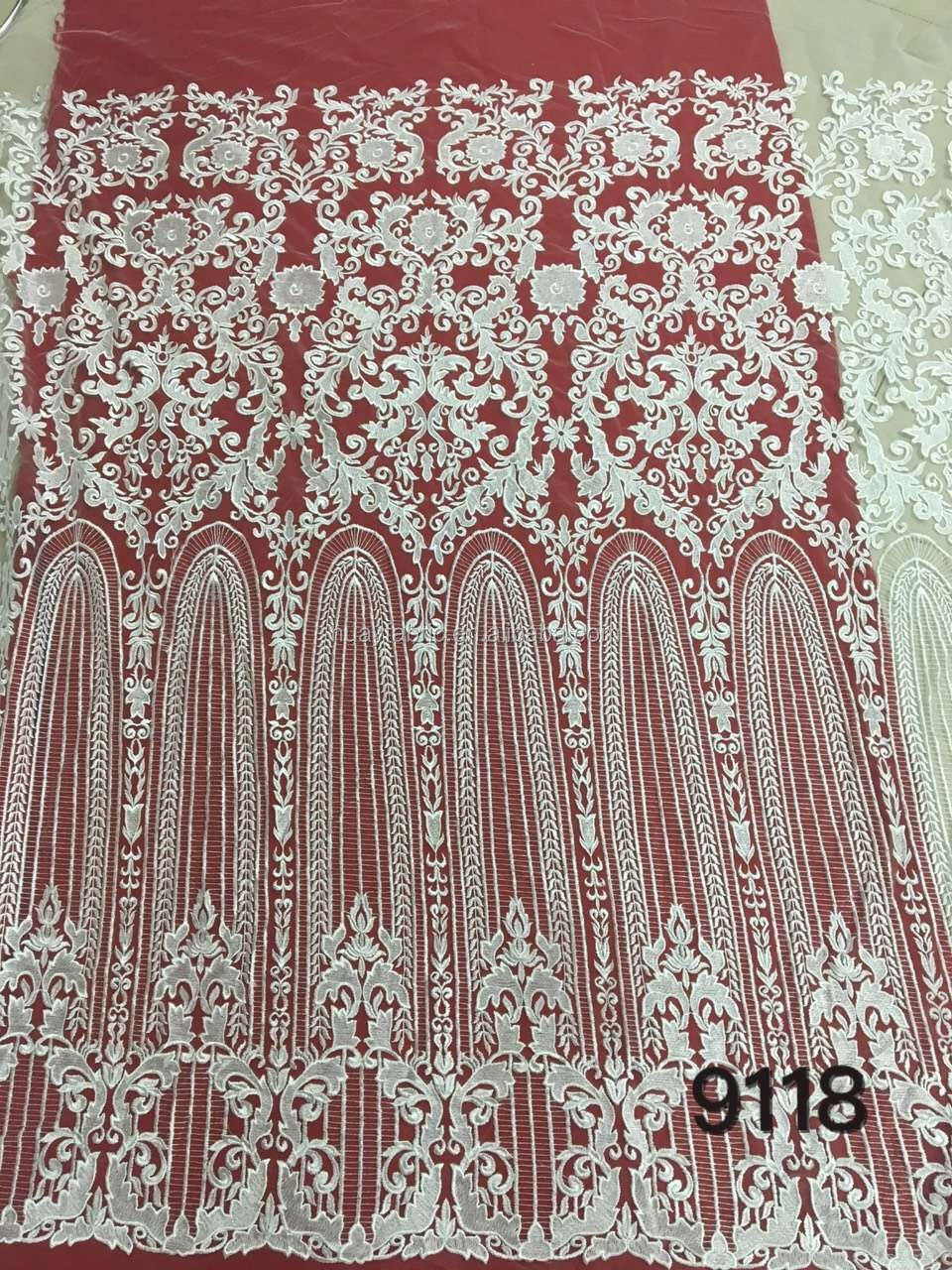 Sarees de Renda em Dubai Novo Tecido de Renda com Bordado em Tule Branco  Mercado de Tecido da China Atacado Renda HY0488| Alibaba.com, image size:960x1280