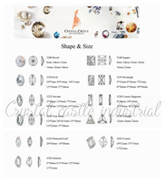 3265 cosmique forme Irrégulière accessoire de couture coudre sur des bijoux en cristal strass pour vêtements