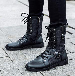 Zapatos Botas Para Trabajar de Hombre Casuales Altas Militares Calzado  Masculino | eBay