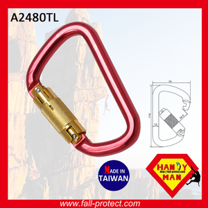Safe Outdoor Sport Discount High Demand Hook 24KN Aluminum Climbing Carabiner - Product Image 3