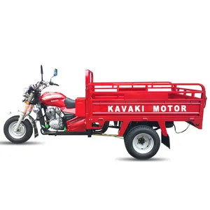 KAVAKI Hochwertiger 200ccm Luftkühler Motorisierter Benzinmotor Adult Cargo Dreirad Motorrad für den Verkauf