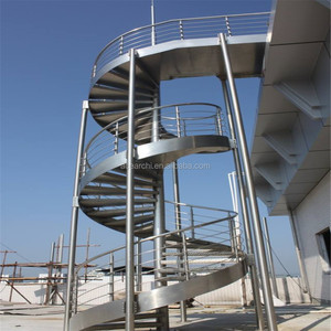 Escalera de acero galvanizado de alta resistencia Industrial al aire libre, escalera de <span class=keywords><strong>Escape</strong></span> de fuego - Product Image 2