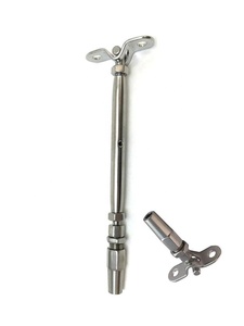 Inch Turnbuckle Hàm-Hàm Đóng Cơ Thể Thép Không Gỉ Thiết Bị Đầu Cuối Không Swageless Chủ Đề Gỗ - Product Image 2