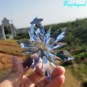 Meistverkaufte Hängende Kristall-Schneeflocke für Weihnachtsbaumdekoration - Product Image 5