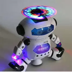 หุ่นยนต์เต้นรำกับแสงและดนตรี,น่ารักหุ่นยนต์คริสต์มาสเทศกาลของขวัญของเล่นยอดนิยมสำหรับเด็ก360องศา