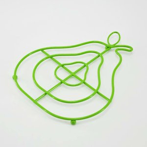 Estufa de alambre de metal en forma de corazón, salvamanteles de cocina - Product Image 2