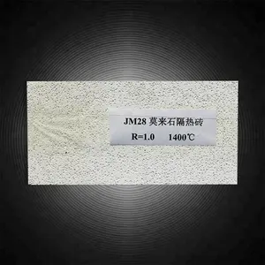 Cao Alumina Chịu Lửa Gạch Cách Điện Chịu Lửa Firebrick Chịu Lửa JM23 26 Trọng Lượng Nhẹ Mullite Gạch Chịu Lửa