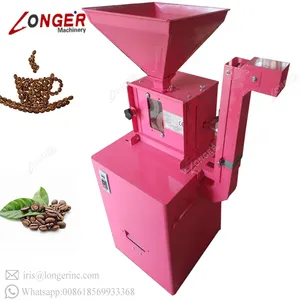 Small Rice Huller Machinery Coffee Bean Sheller Rice Mill Pulverizer Coffee Husk Removing Machine