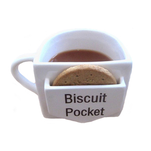 Tasse à café Unique en céramique, Design <span class=keywords><strong>personnalisé</strong></span> bon marché avec poche à Biscuit - Product Image 1