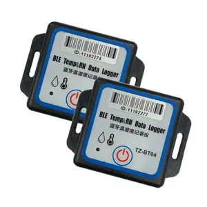 TZ-BT04B Nirkabel Suhu Humidity Data Logger BLE Sensor Suhu Beacon Aplikasi Gratis