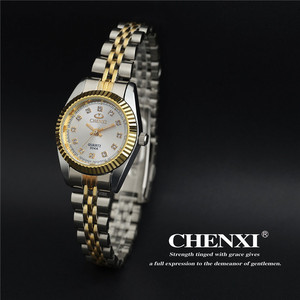 <span class=keywords><strong>Montre</strong></span> <span class=keywords><strong>Chenxi</strong></span> CX-004A, <span class=keywords><strong>montre</strong></span> à quartz classique dorée et argentée, élégante et luxueuse, pour femme, résistante à l'eau. - Product Image 3